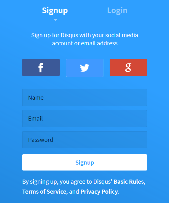 disqus_login_and_signup